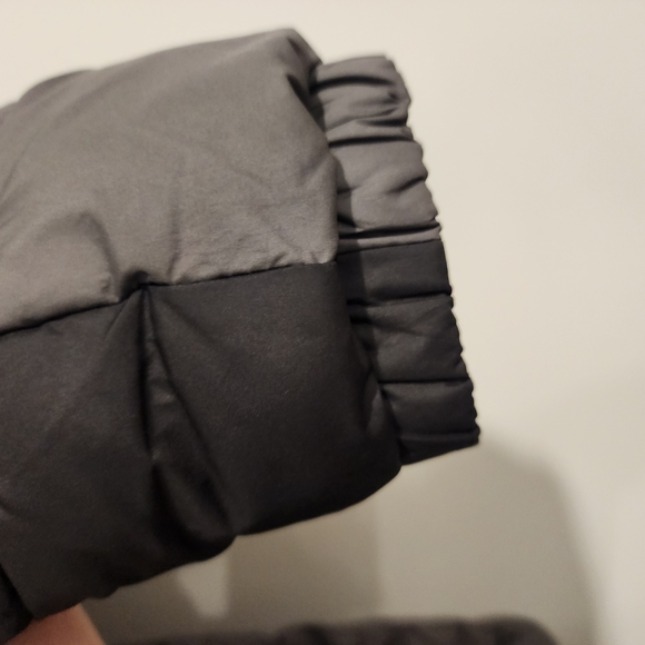 Columbia Pike Lake II Hooded Jacket Omni Heat Gray Black Colorblock Flaw - Picture 10 of 12